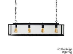 VITRINE LONG CHAIN - LED brass pendant lamp _ Authentage Lighting