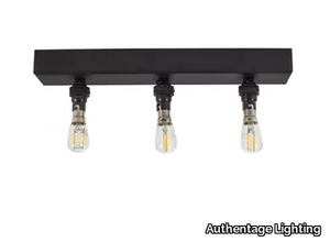 BARRON ON PROFILE - Brass ceiling lamp _ Authentage Lighting