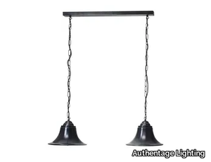 ELÉBASE ON PROFILE - Brass pendant lamp _ Authentage Lighting