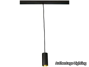 SUSPENSION ON TRACK - Brass track-Light _ Authentage Lighting