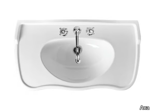 CONTEA - Console ceramic washbasin _ Axa