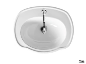 CONTEA - Inset ceramic washbasin _ Axa