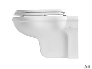 CONTEA - Wall-hung ceramic toilet _ Axa