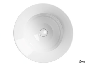 DP - Countertop round ceramic washbasin _ Axa