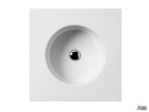 SKYLAND - Inset round ceramic washbasin _ Axa