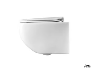 WHITE JAM - Wall-hung ceramic toilet _ Axa