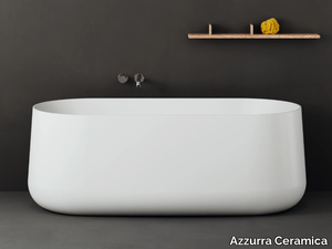 AUREA - Freestanding oval bathtub _ Azzurra Ceramica