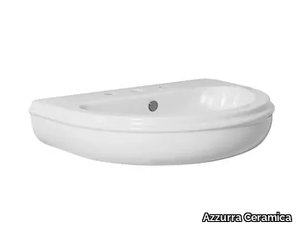 CHARME - Wall-mounted ceramic washbasin _ Azzurra Ceramica