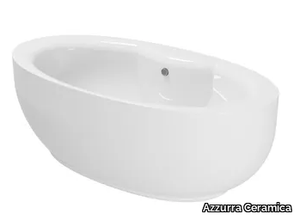 COMODA - Oval acrylic bathtub _ Azzurra Ceramica