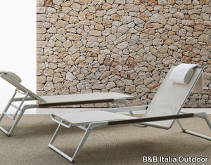 MIRTO OUTDOOR - Stackable Recliner Batyline® sun lounger _ B&B Italia Outdoor