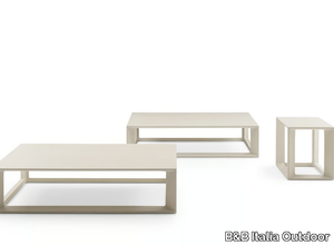 PABLO OUTDOOR - Cement garden side table _ B&B Italia Outdoor