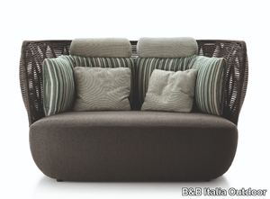 BAY - 2 seater fabric garden sofa _ B&B Italia Outdoor