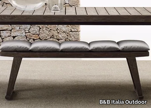 GIO - Teak garden bench _ B&B Italia Outdoor