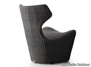 PICCOLA PAPILIO - Polyethylene garden armchair _ B&B Italia Outdoor