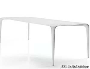 LINK OUTDOOR - Rectangular Cristalplant® garden table _ B&B Italia Outdoor