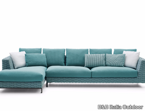 RAY OUTDOOR FABRIC - Sofa with chaise longue _ B&B Italia Outdoor