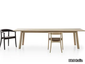 BULL - Rectangular oak table _ B&B Italia