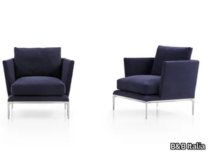 ATOLL - Fabric armchair with armrests _ B&B Italia