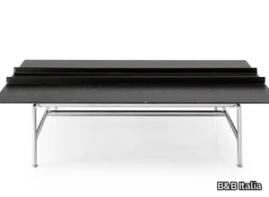 PIANURA - Rectangular marble coffee table _ B&B Italia