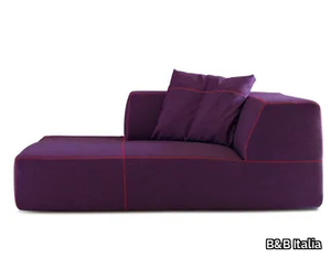 BEND - Upholstered fabric day bed _ B&B Italia