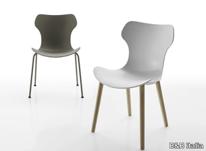 PAPILIO SHELL - Stackable polypropylene chair _ B&B Italia