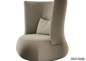 FAT SOFA - Upholstered fabric armchair high-back _ B&B Italia