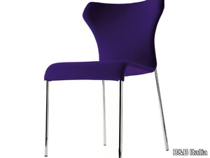 PAPILIO - Upholstered fabric chair with removable cover _ B&B Italia