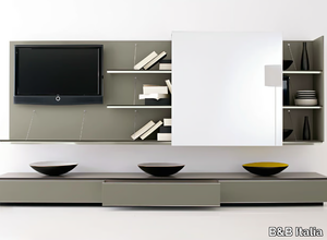 PAB - Sectional TV wall system _ B&B Italia