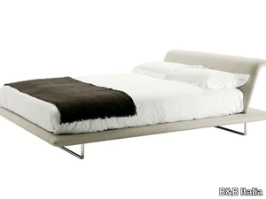 SIENA - Fabric double bed with upholstered headboard _ B&B Italia