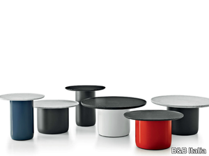 BUTTON TABLES - Lacquered round side table _ B&B Italia