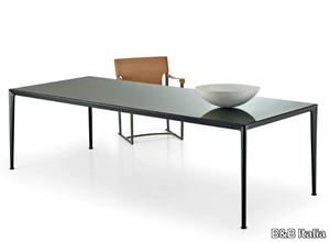 MIRTO INDOOR - Rectangular glass table _ B&B Italia