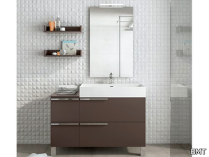 MERCURY 05 - Floor-standing vanity unit with mirror _ BMT