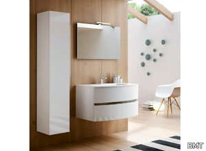 MOON 07 - Wall-mounted vanity unit with cabinets _ BMT