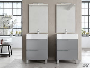 MERCURY 03 - Floor-standing vanity unit with mirror _ BMT