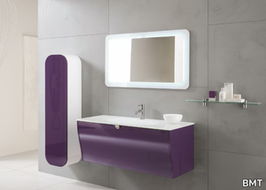 CALYPSO 07 - Wall-mounted vanity unit with mirror _ BMT