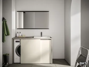 KOSMO 07 - Laundry room cabinet for washing machine with sink _ BMT