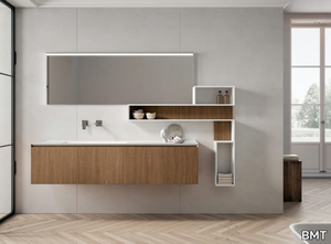 IKON 04 - Wall-mounted vanity unit with drawers _ BMT