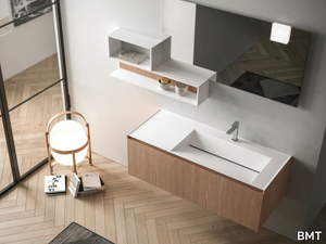 IKON 05 - Wall-mounted vanity unit with drawers _ BMT