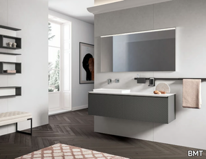 IKON 12 - Wall-mounted vanity unit with drawers _ BMT