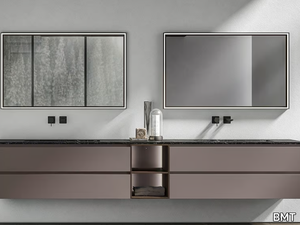 SWING 4.10 - Double wall-mounted vanity unit _ BMT