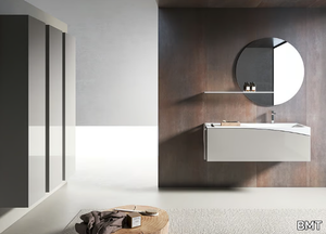 XFLY 13 - Wall-mounted vanity unit with mirror _ BMT