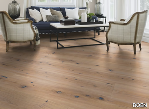 CHALET OAK VINTAGE WHITE - 3 layers oak parquet _ BOEN