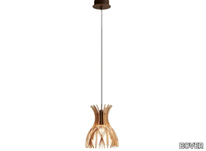 DOMITA S 20 - LED wooden pendant lamp _ BOVER