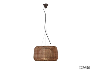 FORA S - Synthetic fibre outdoor pendant lamp _ BOVER