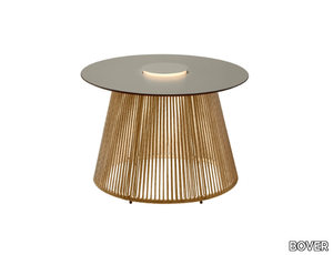 NIT/60/R OUTDOOR - Natural fibre floor lamp cordless _ BOVER