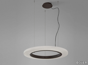 RODA S/90 - LED aluminium pendant lamp _ BOVER