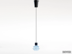 DROP S/01L - LED Borosilicate glass pendant lamp _ BOVER