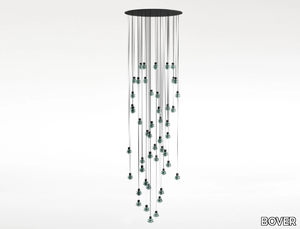 DROP S/48L - LED Borosilicate glass pendant lamp _ BOVER