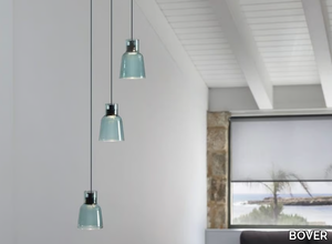 DRIP S/03L - Borosilicate glass pendant lamp _ BOVER