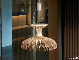 DOME 60 02 - LED wooden pendant lamp _ BOVER